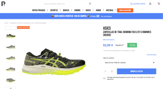Zapatillas Asics Trail Running Fuji Lite 5 por 62,99€