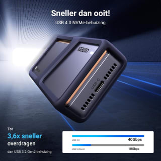 Ugreen 40Gbps Nvme Ssd Case Ssd Behuizing voor €83,99 bij Amazon