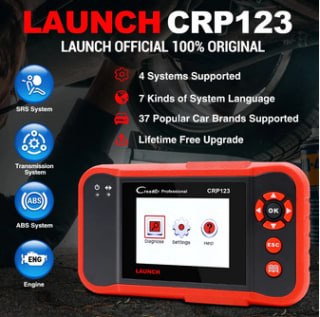 LAUNCH Herramientas de diagnóstico automotriz X431 CRP123 por 94,86€