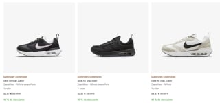 Zapatillas Nike Air Max desde 35,97€