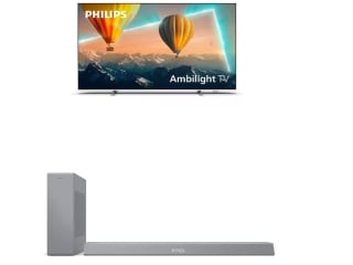 Philips TV LED Android TV UHD 65" 4K + Barra de Sonido con Subwoofer por 699€