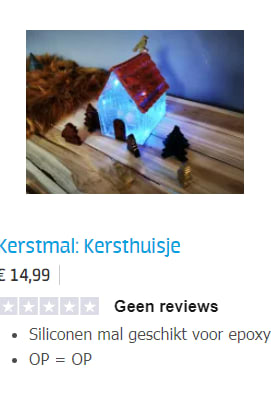 50% korting op alle siliconen mallen met de kortingscode