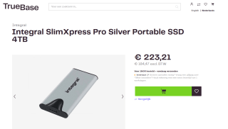 Integral - SSD - Portable - SlimXpress Pro - draagbare SSD voor €223,21 bij Truebase