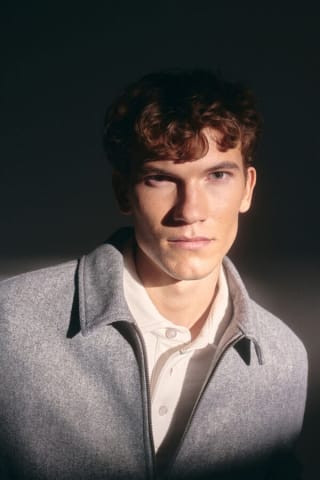 Cazadora Estilo Aviador en Tejido de Poliéster Reciclado por 26,99€