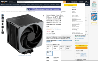 Cooler Master Hyper 612 Apex Disipador CPU por 54,99€