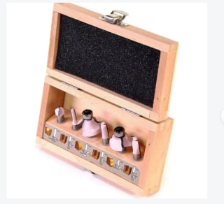 Coffret de 6 fraises pour défonceuse Makita D-53540 - 8 mm à 25,38€