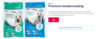 Premium hondenvoer voor €3,99 bij Aldi