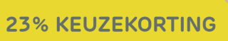 23% eindejaarskorting op een artikel naar keuze*met Praxis Plus