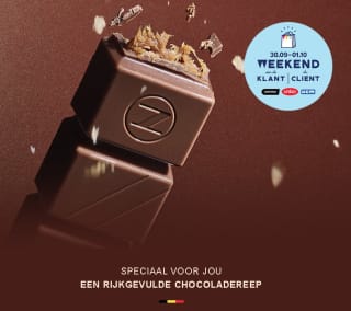 Gratis gevulde chocoladereep voor Weekend van de Klant bij Neuhaus