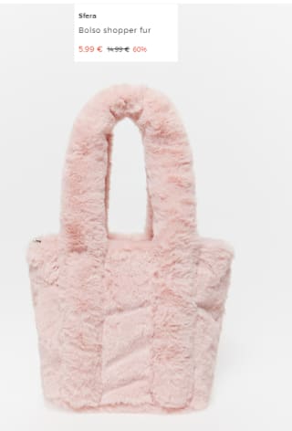 Bolso shopper fur Sfera pòr 5.99€