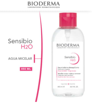 Agua Micelar Bioderma Sensibio H2O 850 ml por $19.492