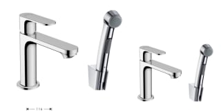 Hansgrohe Rebris S bidetset met handdouche en. doucheslang voor €120
