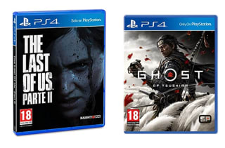 videojuegos para Ps4 Sony The Last of Us Parte II + Ghost of Tsushima por 19,98€