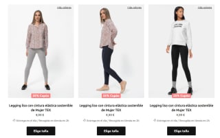 Descuento de -25% en ropa adulto infantil y bebé (acumulable)