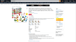 Calendario de Adviento MEGA Pokémon GYG99 por 16,99€