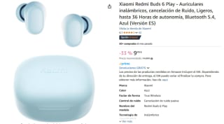 Xiaomi Redmi Buds 6 Play por 9,99€