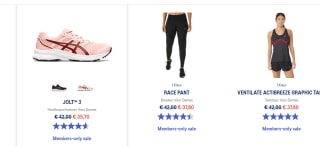 ASICS Outlet sale met tot wel 60% korting