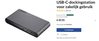 Lenovo USB-C Universal Business Dock voor €49,95 bij Lenovo