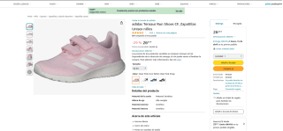 Zapatillas Adidas Tensaur Run Shoes CF Niña desde 26,85€