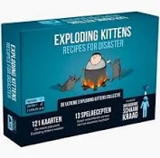 Exploding Kitten Recipes for Disaster - Kaartspel (Nederlandstalig) voor €13,49 bij Trekpleister
