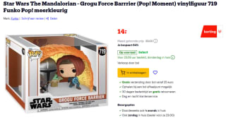 Funko Pop! Star Wars The Mandalorian - Grogu Force Barrier voor €14 bij Bol