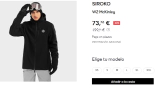 Chaqueta de Esqui para Hombre Siroko W2-W McKinley por 73.76€