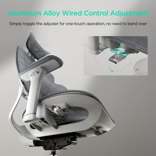 Silla de oficina ergonómica Hbada E2 Pro sin reposapiés a solo 189,99€