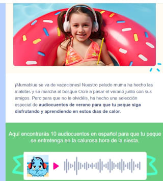 10 Audiolibros gratis para el verano desde Mumablue
