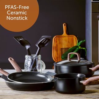 BK Simply Ceramic Pannenset 11-delig Vaatwasmachinebestendig voor €105,86 bij Amazon