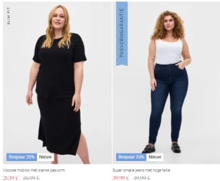 20% korting op bijna alles bij Zizzi