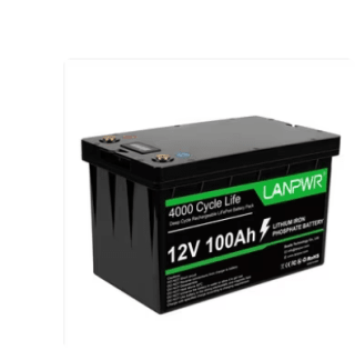 Batería de litio LANPWR 12 V LiFePO4, energía de respaldo por 254,99€