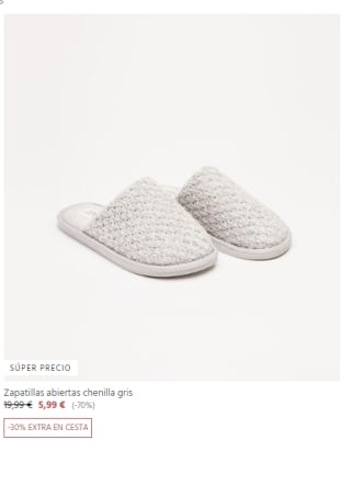 Recopilación zapatillas women secret desde 4,19€