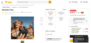 Séléction de Vinyles à 9,99€ : Angèle - Nonante-Cinq + 3 mois offerts à Deezer à 9,99€