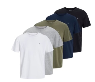 5 Pack JACK & JONES Shirt 'Brody' voor €16,95 bij Ibood