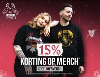 15% korting op merch bij Impericon