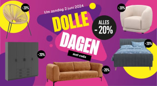 20% kortings op alles* tijdens de Dolle Dagen van Leen Bakker