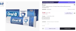 Pasta de Dientes Blanqueamiento Saludable  de Oral-b por 1,95€