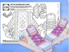 Gratis je schoen zetten op verschillende locaties een overzicht