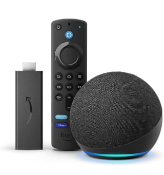 Echo Dot (4.ª generación) - Antracita + Fire TV Stick por 42,98€.