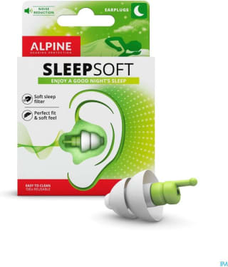 Alpine SleepSoft - Geluiddempende oordoppen voor €9,49 bij bol.com