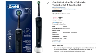 Oral-B Vitality Pro - Zwart - Elektrische Tandenborstel voor €19,99 bij Amazon