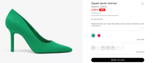 Zapatos de tacón minimal para Mujer por 2.99€