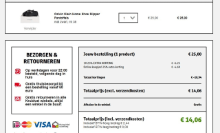 Calvin Klein pantoffels voor €14,06 bij Kruidvat