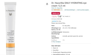 Dr. Hauschka Oogcreme voor €14,31 bij Amazon