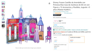 Disney Frozen Castillo de Arendelle con Princesa Elsa por 34,17€