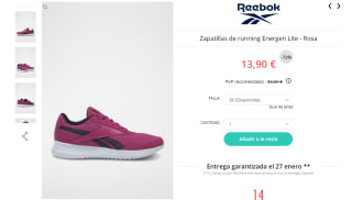 Zapatillas Reebok desde solo 7,90€ para niñ@s y adultos