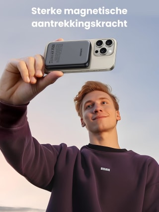UGREEN Draadloze Powerbank 10000mAh Magnetische Powerbank voor €34,99 bij Amazon