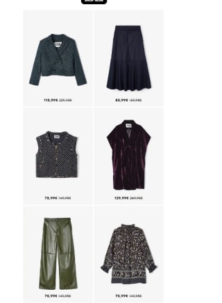 Segundas rebajas con descuentos de hasta -50%