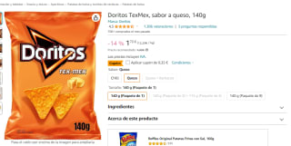 Doritos TexMex - sabor a queso 140gr por 1.37€