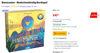Harmonies - Nederlandstalig Bordspel voor €24,69 bij Bol